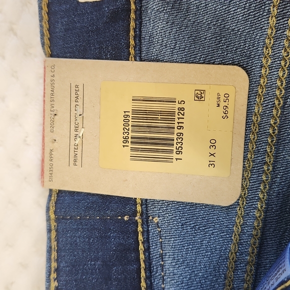 LEVI'S 315 SHAPING BOOTCUT WOMENS JEANS SIZE 31×30 NEW WITH TAGS - Picture 10 of 16
